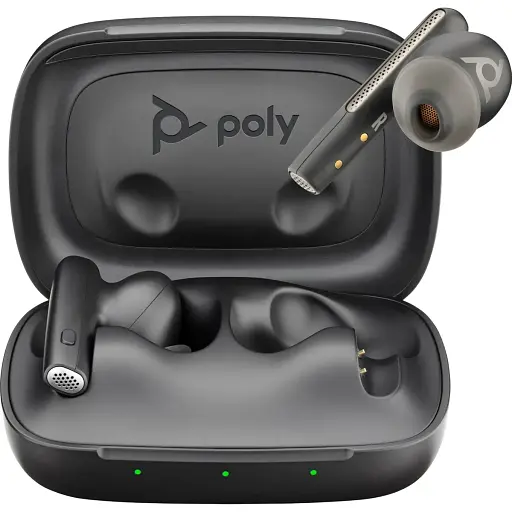 Навушники TWS Poly Voyager Free 60 Earbuds + BT700A + BCHC Black - фото 4