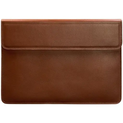 Кожаный чехол-конверт BlankNote на магнитах для ноутбука Универсальный Светло-коричневый - фото 1