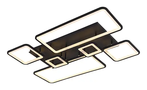 Люстра светодиода Valeso V YZD5055 BK - фото 3