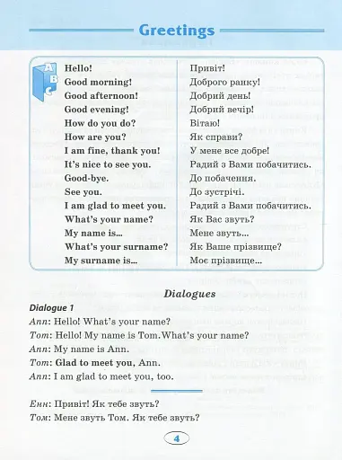 English. Початкова школа. Усі фрази і діалоги - фото 5