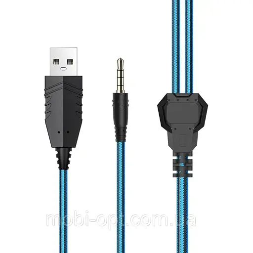 Гарнітура Hoco HF Stereo W105 Joyful Blue +мікрофон - фото 2