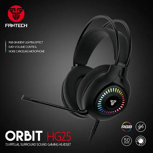 Игровые Наушники Fantech HG25 Orbit Черный - фото 2