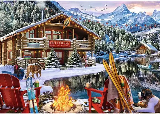 Пазл Trefl Рождество в горах 2х500 эл. (37540) - фото 2