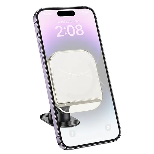 Автодержатель Hoco H43 магнитный белый - фото 3