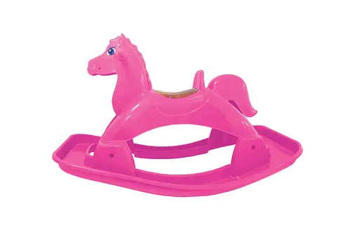 Конячка-гойдалка Doloni Toys 05550/5 Малинова - фото 1