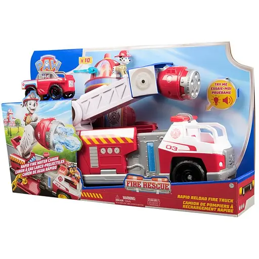 Ігровий набір Paw Patrol Пожежна рятувальна місія Великий пожежний автомобіль делюкс зі світловими та звуковими ефектами (SM97239/6072600) - фото 2