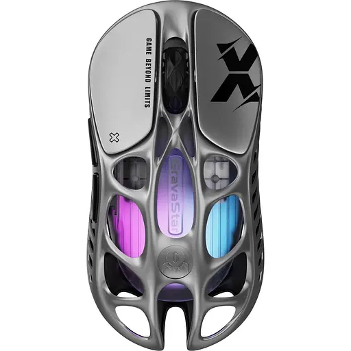 Миша Gravastar Mercury X Interstellar Silver (GSX_GRY) [137942]