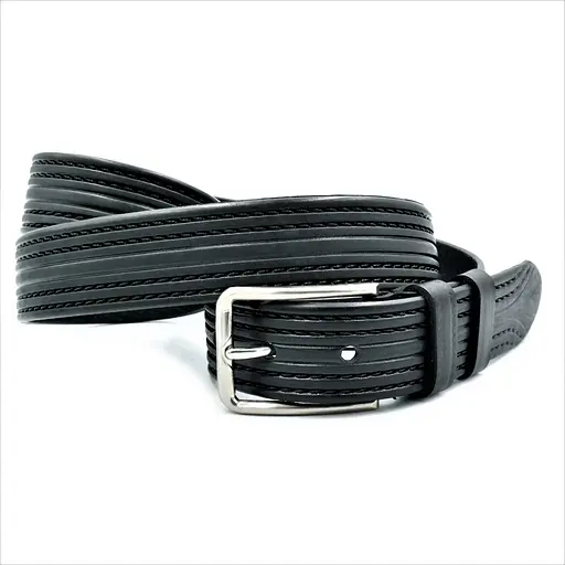 Ремінь шкіряний Le-Mon чоловічий 115-120х3,3 см acs0023725 - фото 3