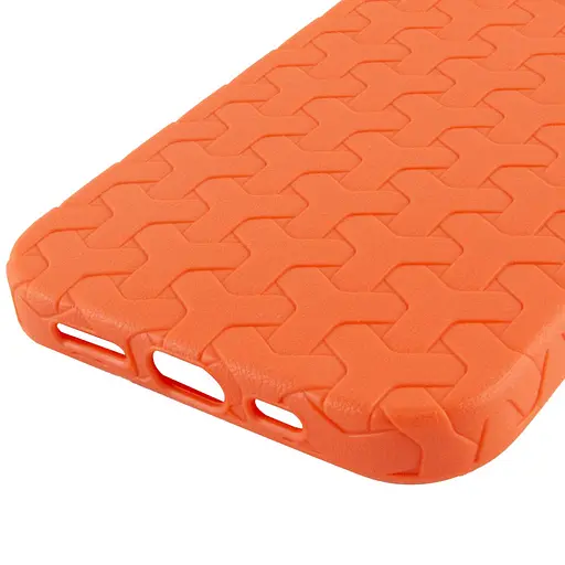 Чохол Epik TPU Weaving для Apple iPhone 12 Pro/12, 6.1 Orange - фото 5