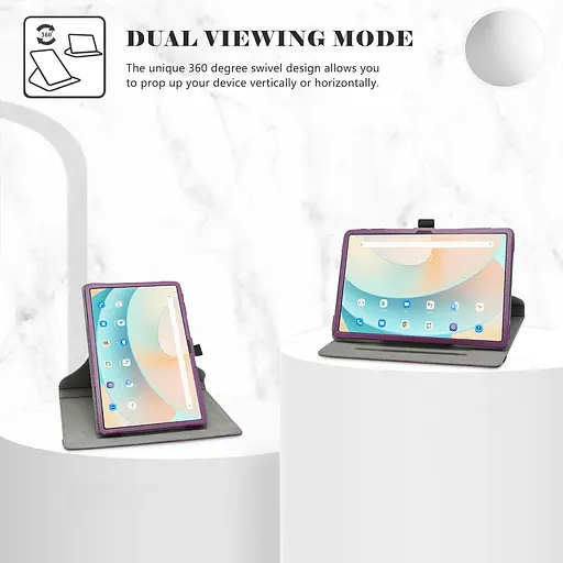 Чохол для планшета LiuShan Сумісний з поворотним чохлом TCL TAB 10 Gen 2, чохлом для обертання TECLAST T40Air - фото 2