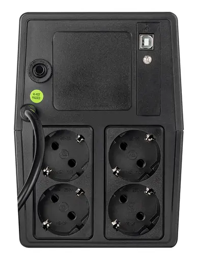 Джерело безперебійного живлення ProLogix 1000 ВА / 600 Вт / 7 А*ч (PLPU1000VA4LED) - фото 6