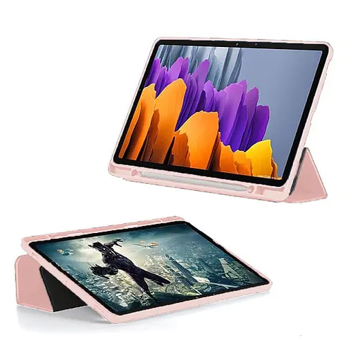 Чохол SlimTPU S-Pen holder Samsung Galaxy Tab S10+ Plus / Fe + / S9 Plus Світло-рожевий - фото 2
