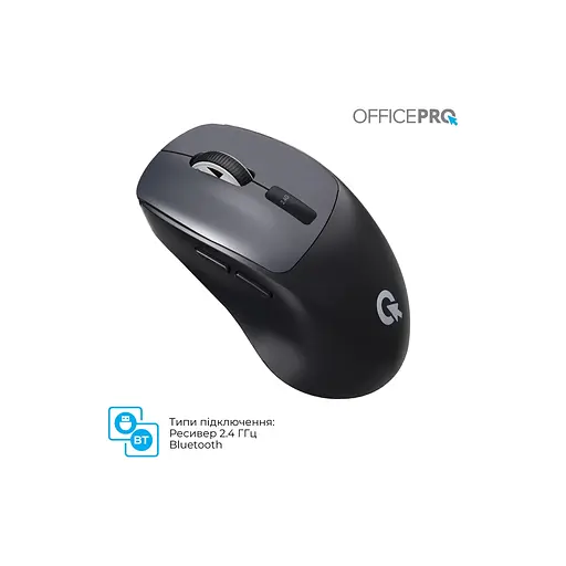Мышка OfficePro M398B Wireless/Bluetooth Black (M398B) - фото 11