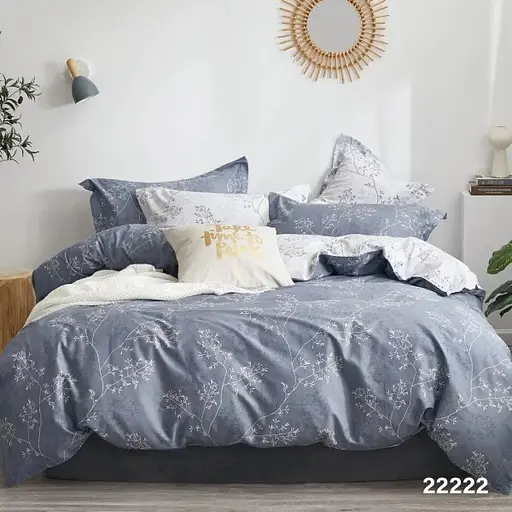 Комплект постільної білизни Viluta євро ранфорс 22222 100% бавовна - фото 1