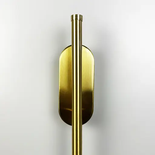 Сучасне лінійне бра в латунному корпусі 60 см Арт. WB 26/600 AB Line F - фото 5