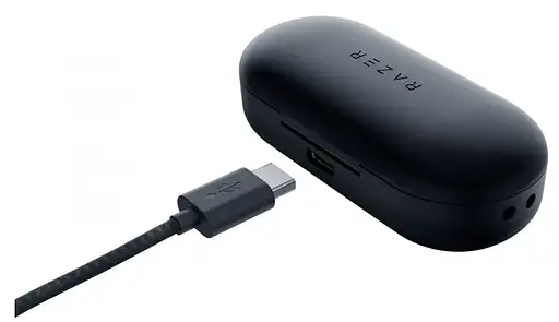 Бездротові навушники Bluetooth Razer Hammerhead True WL Mic з кейсом (Black) - фото 10