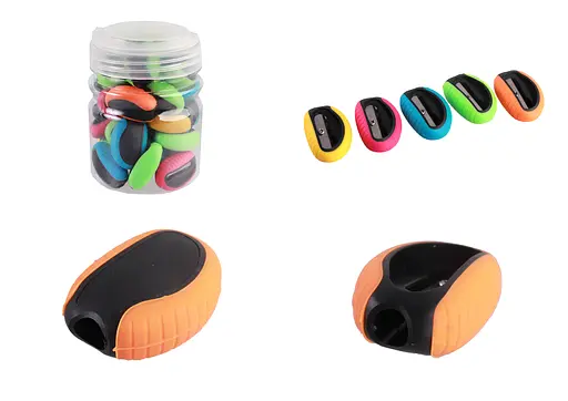 Стругалка детская Cosmic, 4x2.5x1.5 см, в банке, 30 шт., 829 (В ассортименте) - фото 2