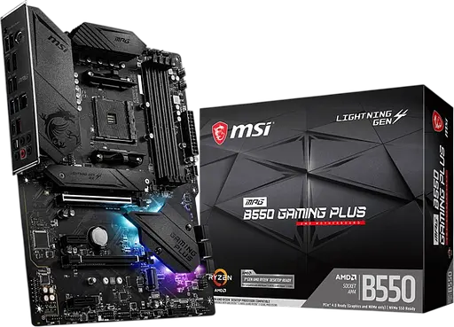 Материнська плата MSI B550 MPG Gaming Plus Socket AM4 (MPG B550 GAMING PLUS) Б/В - фото 1