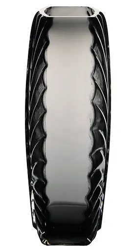 Ваза для цветов Viva Leaf стеклянная 25 см дымчато-серая (A060205) - фото 2