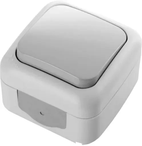 Вимикач одноклавішний VIKO Palmiye Сірий (90555501)