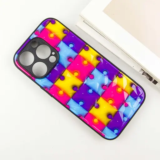 Чохол Epik TPU+PC Prisma Fluffie для Apple iPhone 16 Pro 6.3 Puzzle - фото 3