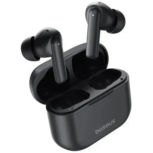 Бездротові навушники Baseus Bowie E17 True Wireless Bluetooth Earphones, ENC, TWS, BT5.3, 35mAh, 430mAh, 6h, Black A00072200113-Z1