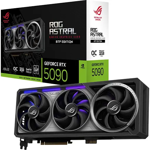 Відеокарта Asus ROG Astral GeForce RTX 5090 32GB OC BTF (ROG-ASTRAL-RTX5090-O32G-BTF-Gaming) UA [148263]