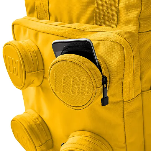 Рюкзак LEGO Brick 2 x 2, 15 л жовтий (20205B-0024) - фото 4