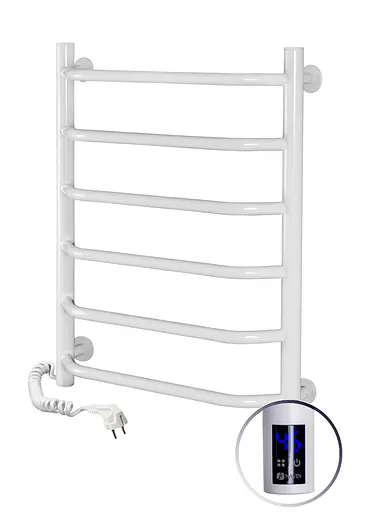 Електрична рушникосушарка Navin Блюз 480x600 Sensor ліва з таймером 12-006133-4860, Білий, Ліве, Електронний - фото 4