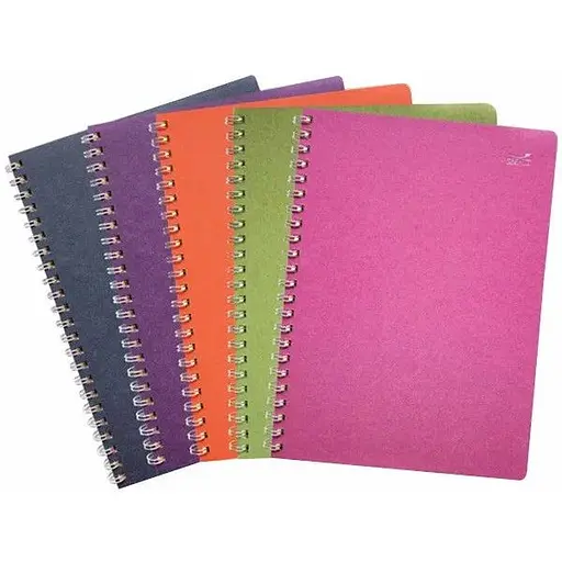 Цветной блокнот SMLT А5 80г/м2 75л 5 цветных секторов цвет в ассортименте 