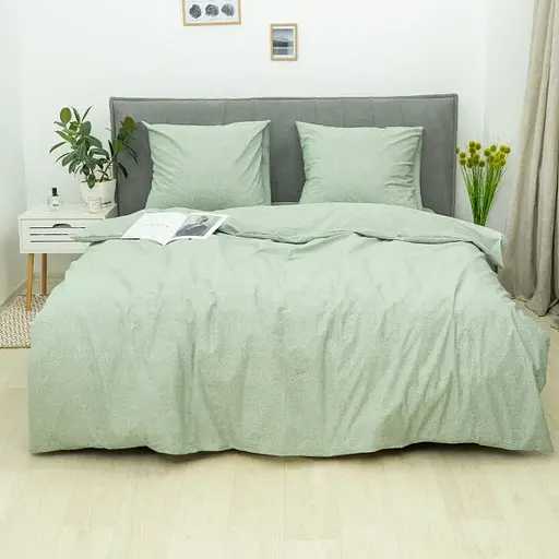 Комплект постільної білизни Viluta євро ранфорс 25385 100% бавовна - фото 1