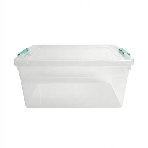Контейнер для продуктов прямоугольный с зацепами в ассортименте 18 л
