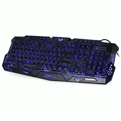 Игровая компьютерная клавиатура Atlanfa M200L с LED подсветкой - фото 2