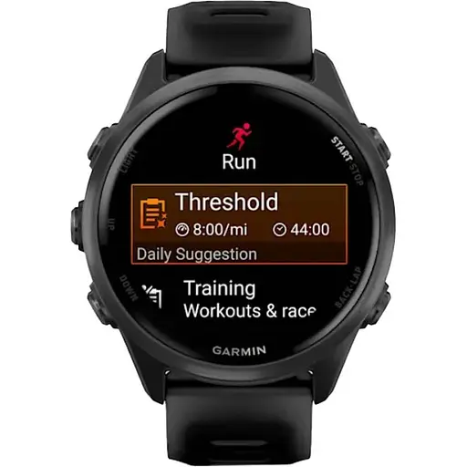 Смарт-часы Garmin Forerunner 570 42mm Slate Gray Aluminum w. Translucent Black/Black Band 010-02970-00 - фото 4