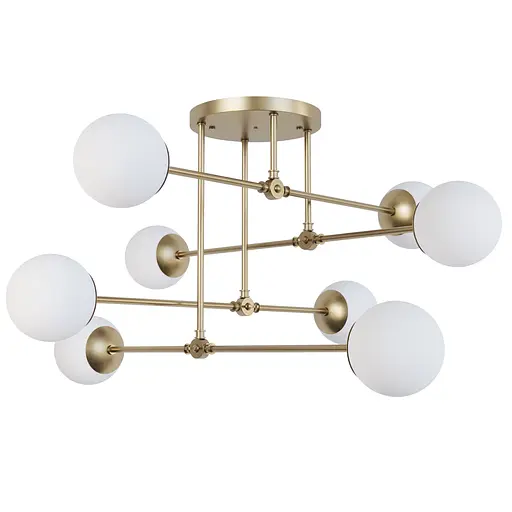 Люстра Alberto, PikArt арт. 26240 Золотий Білий - фото 1