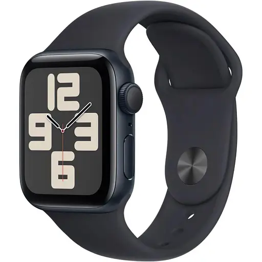 Смарт-часы Apple Watch SE 2 GPS 40mm Midnight Aluminium Case с Midnight Sport Band M/L MR9Y3 - фото 1