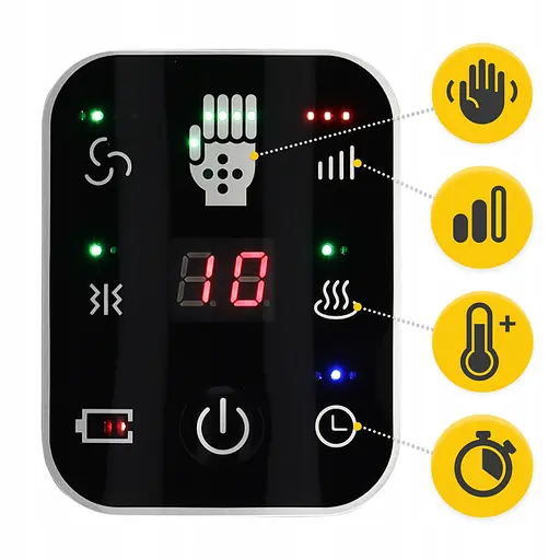 Масажер для рук 4FIZJO Ultra багатофункціональний, з підігрівом White (P-5905973403511) - фото 5