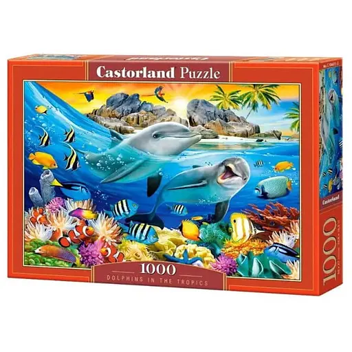 Пазл Castorland Дельфины в тропиках 1000 эл. (C-104611) - фото 1