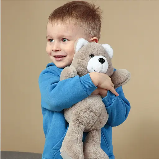 Іграшка м'яконабивна пухнастий Ведмедик МС 080501-11 35 см - фото 4