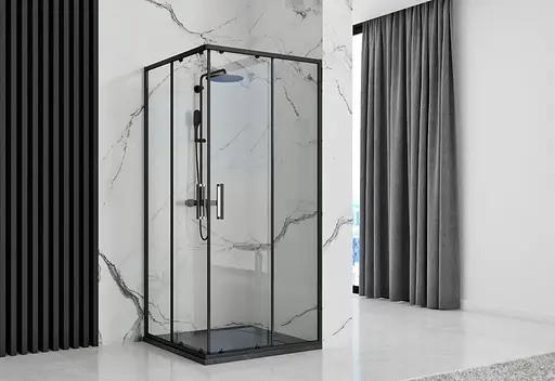 Душевой поддон Rea Bazalt 80x120 black REA-K3305 Черный матовый - фото 2