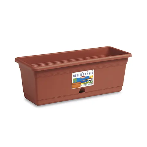 Вазон прямоугольный Portofino с автополивом 50x20x18 см, (79958)