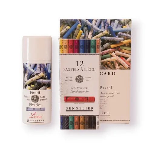 Подарочный набор пастели Sennelier, 12 цветов + аксессуары