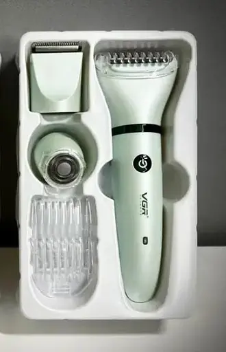 Жіночий епілятор 3 в 1 VGR V-735 акумуляторний зелений - фото 2