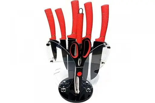 Набор ножей Edenberg EB-11062-Red 9 предметов красный