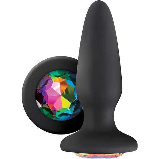 Анальна пробка Glams Gem 10.5 см (чорний)