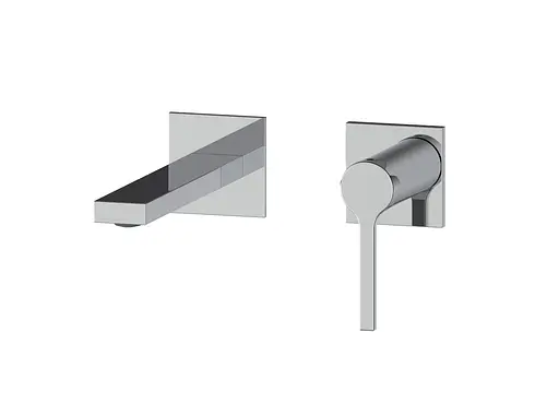 Смеситель для умывальника скрытого монтажа хром Nett QH-22 Хром - фото 1