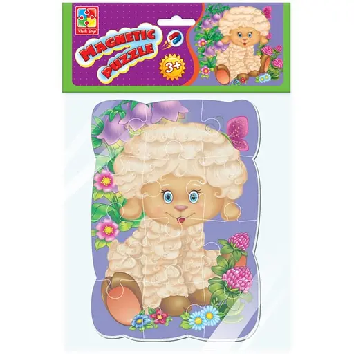 Пазлы на магните А5 Овца Vladi Toys VT3205-32 рос - фото 1