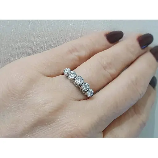 Золоте кільце Гаразд з фіанітами. 3523570Б 18 - фото 2