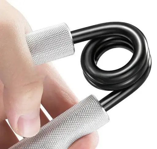 Еспандер-ножиці PowerPlay алюмінієвий 4322 (68 кг) Hand Grip Срібний (PP_4322_68kg) - фото 2