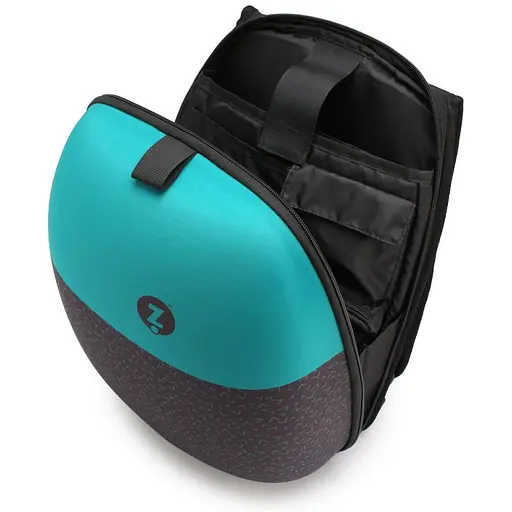 Рюкзак для ноутбука Zipit 14" ShellL Black/Turquoise (ZSHL-BG) - фото 4